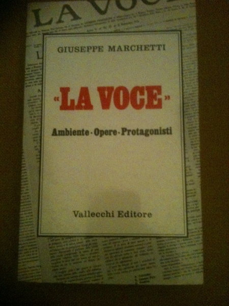 La Voce ambiente - opere - protagonisti.