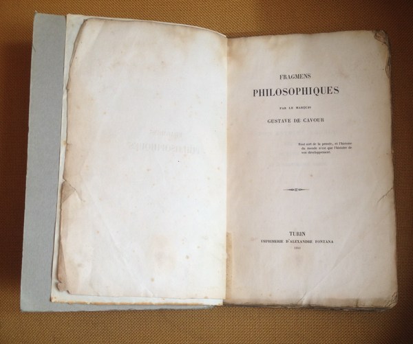 Fragmens philosophiques.