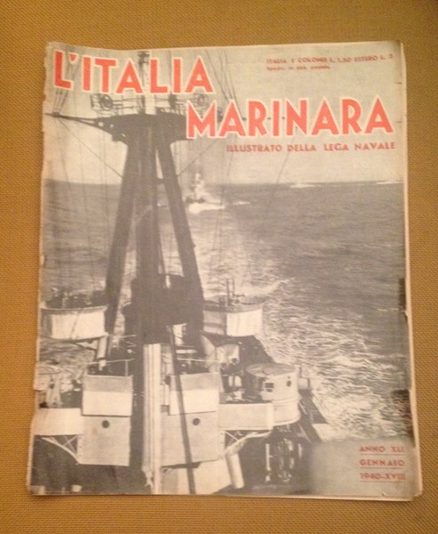 L'Italia marinara illustrato della lega navale. Gennaio 1940