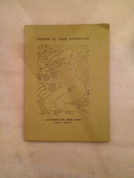 Edizioni di Vanni Scheiller 1952-1972 Listino prezzi 1 gennaio 1972
