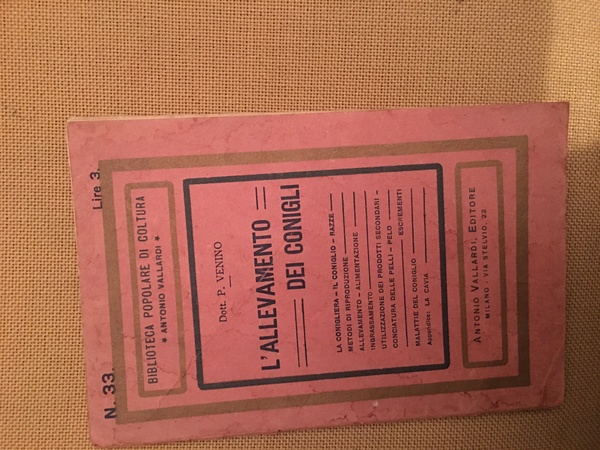 L' allevamento dei conigli.