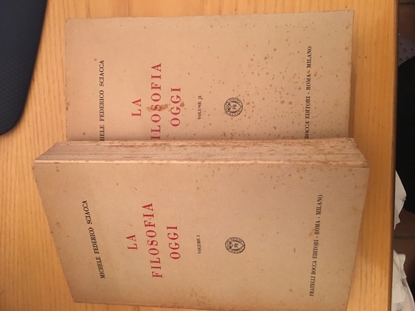 La filosofia oggi.
