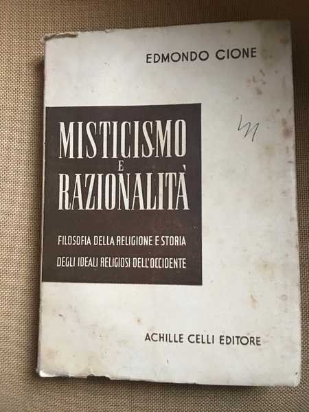Misticismo e razionalita.