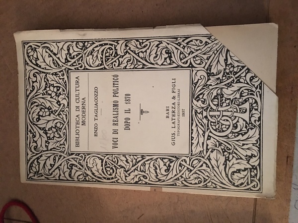 Voci di realismo politico dopo il 1870.