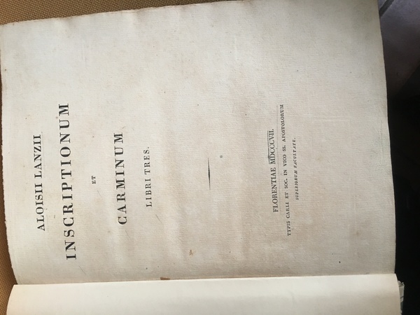 Inscriptionum et carminum.