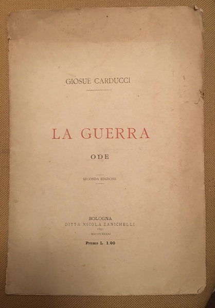 La guerra ode.