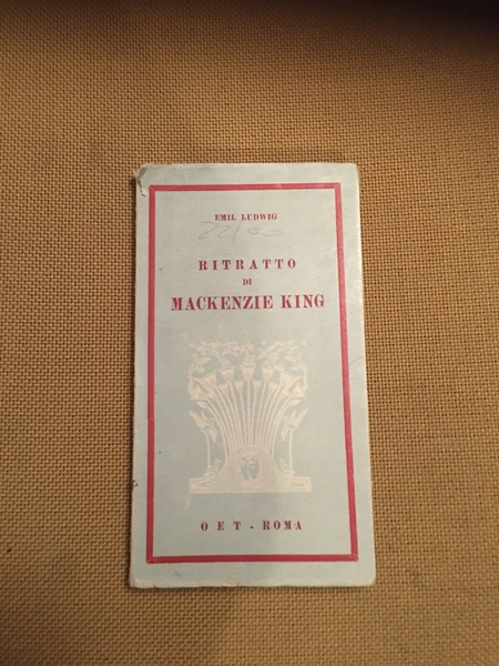 Ritratto di Mackenzie King con le dichiarazioni di Mackenzie sull'energia …