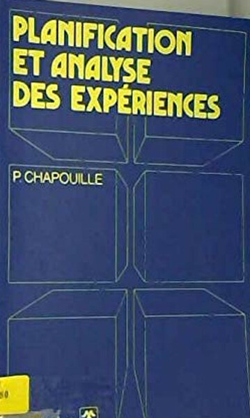 Planification et analyse des experiences