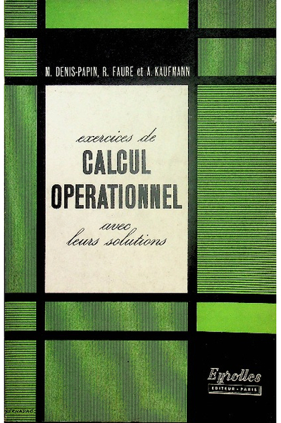 Exercices de calcul operationnel avec leurs solutions