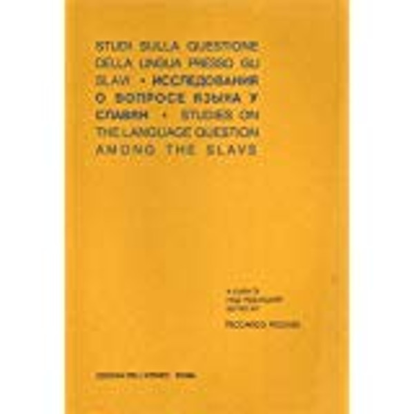 Studi sulla questione della lingua presso gli slavi