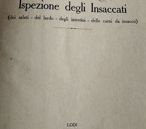 Ispezione degli insaccati