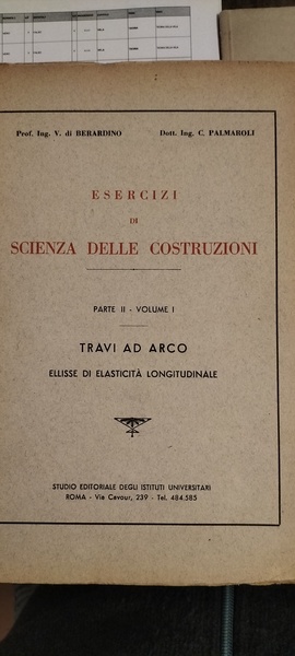 Esercizi di Scienza delle Costruzioni