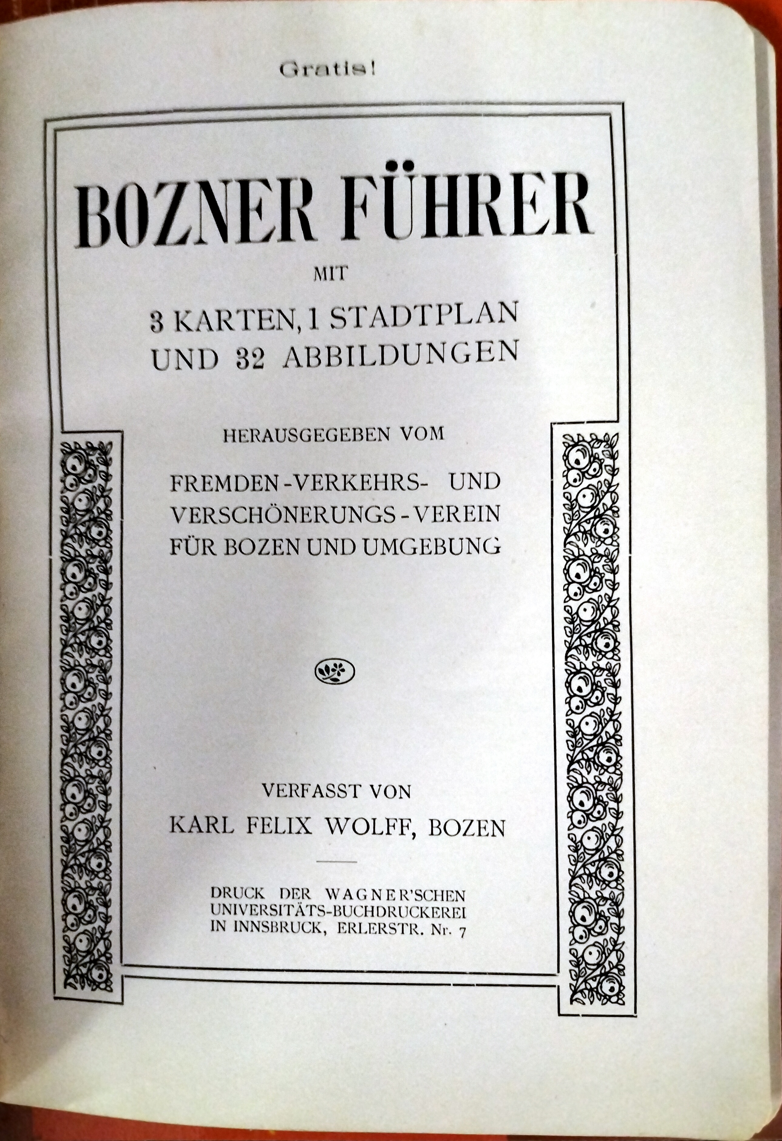 Bozner Fuhrer Mit 3 karten 1 stadtplan und 32 abbildungen