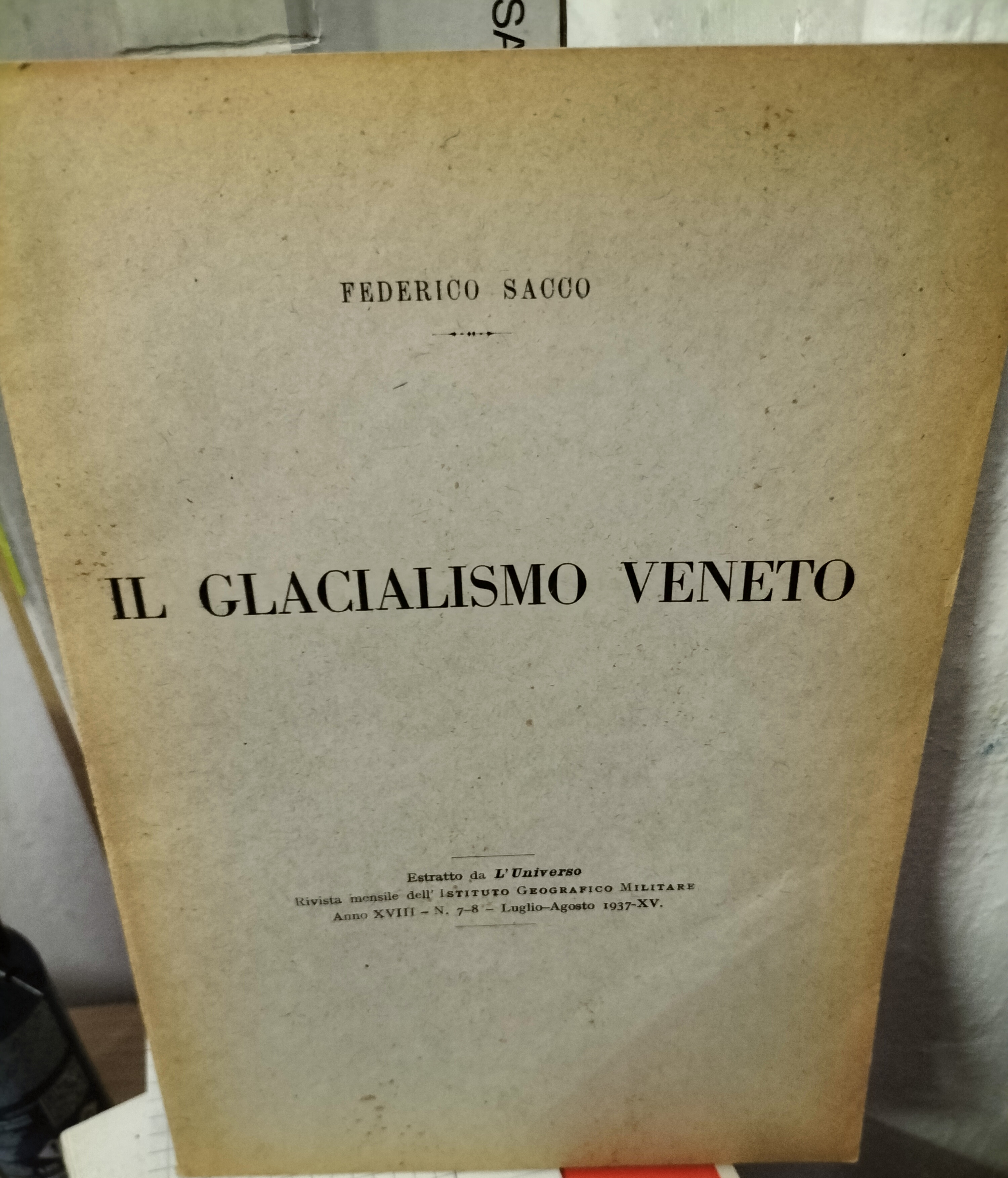 Il Glacialismo Veneto