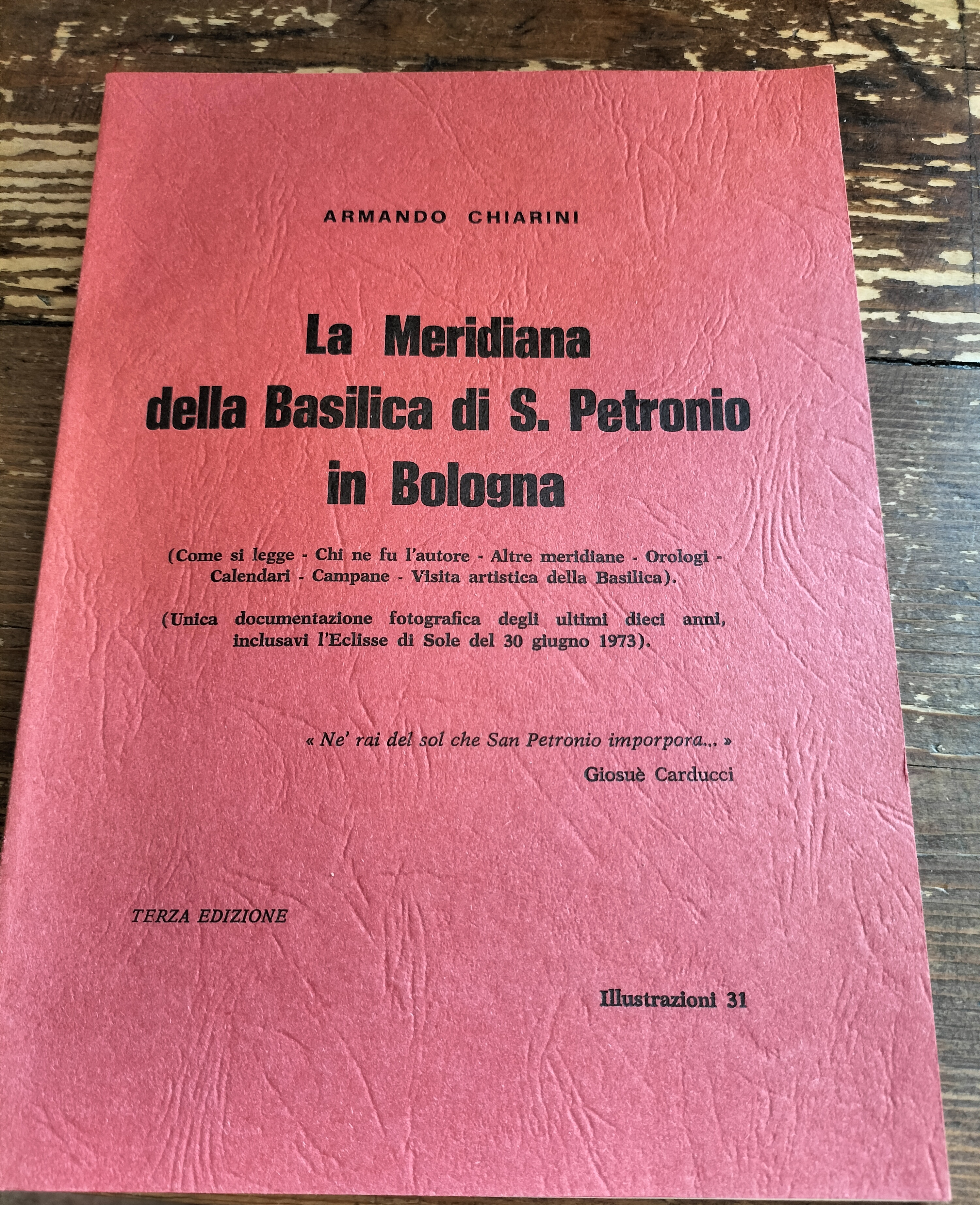 La meridiana della Basilica di S. Petronio in Bologna ARMANDO …