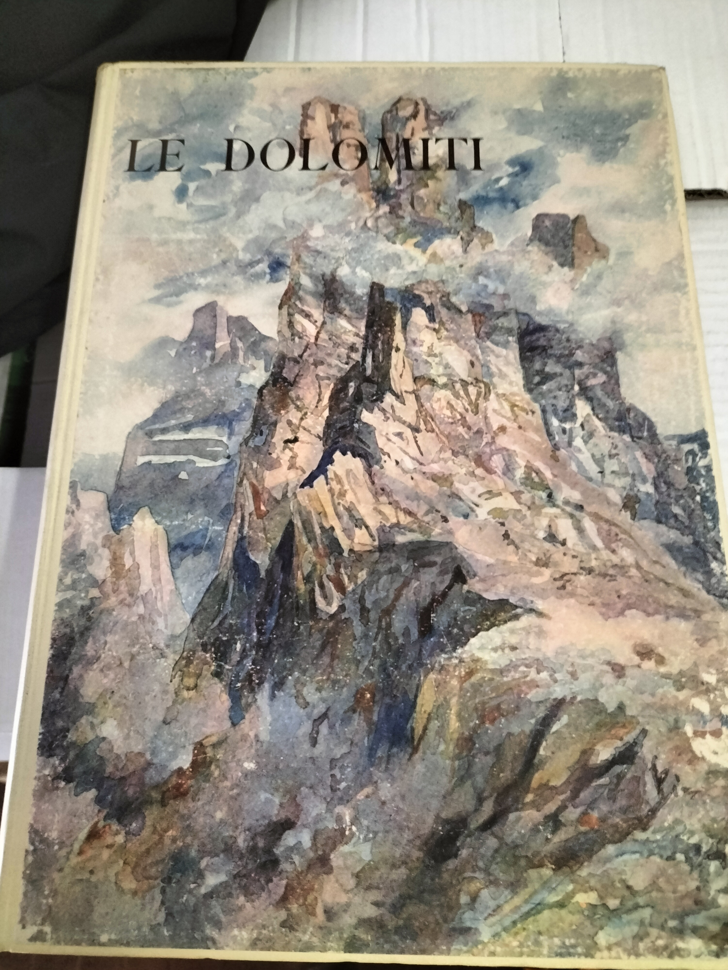 LE DOLOMITI Visioni Italiche DE AGOSTINI 8 acquarelli originali di …