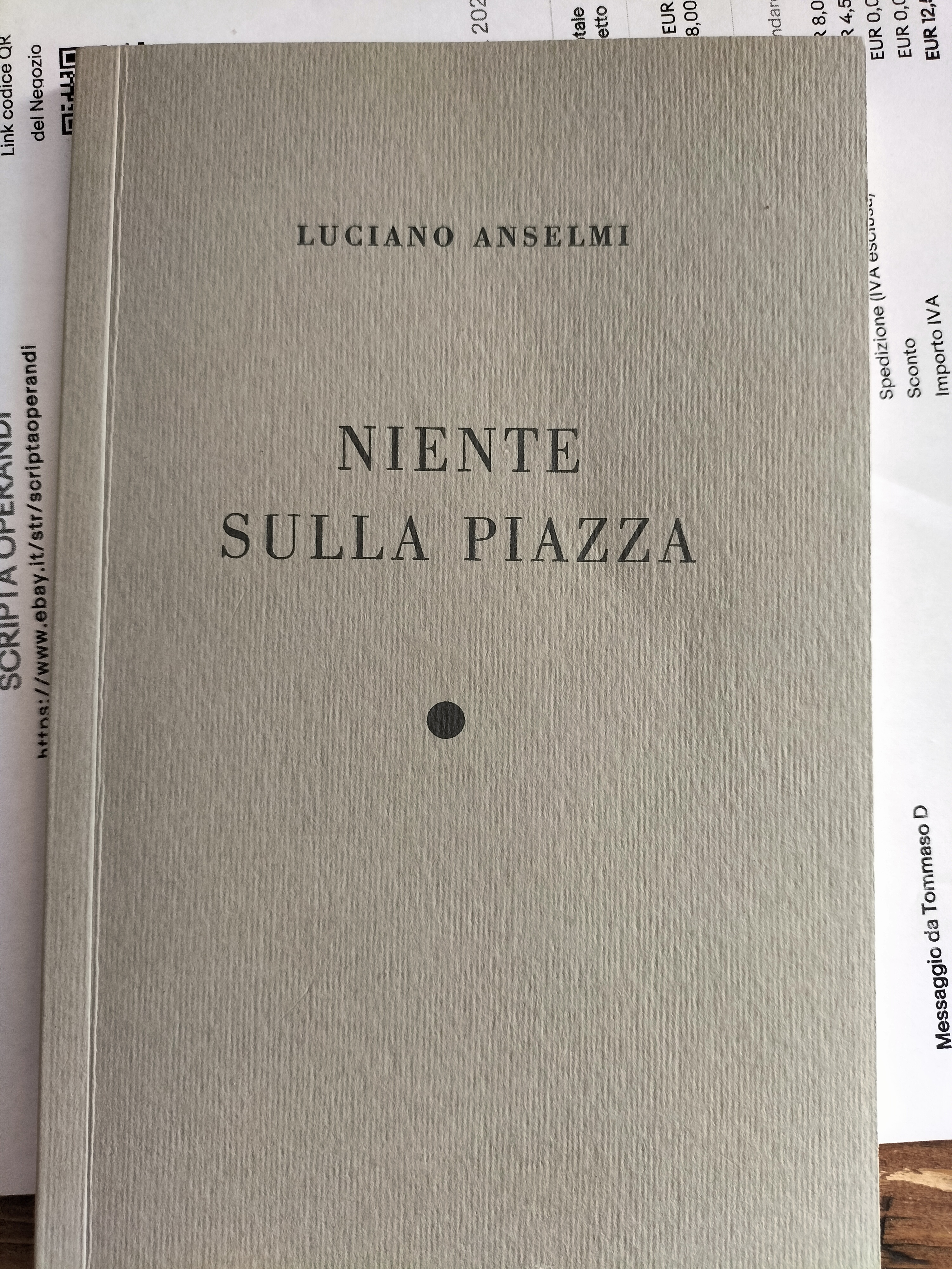 Luciano Anselmi Niente Sulla Piazza