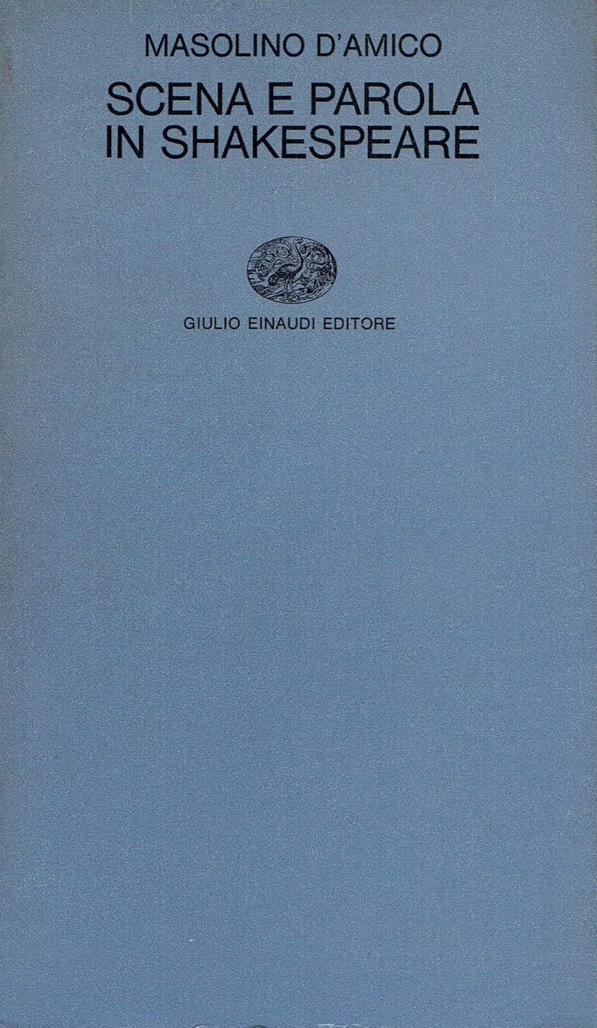 Scena e parola in Shakespeare