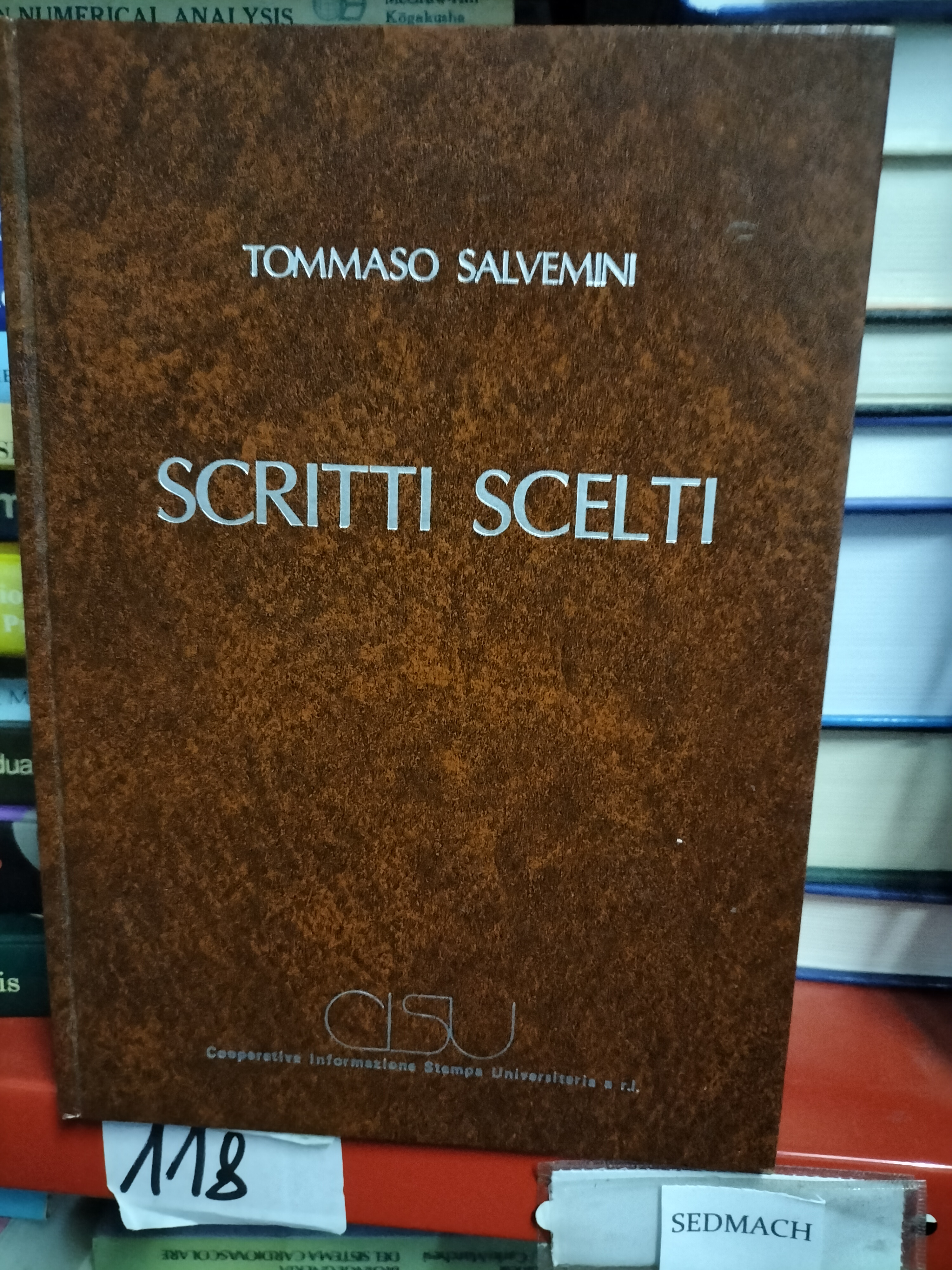 Scritti scelti Tommaso Salvemini