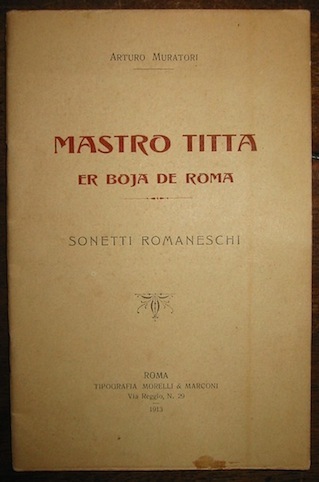 Mastro Titta er boja de Roma. Sonetti romaneschi