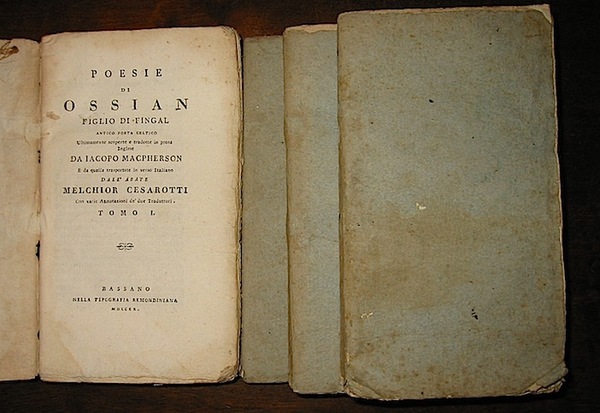 Poesie di Ossian figlio di Fingal antico poeta celtico ultimamente …