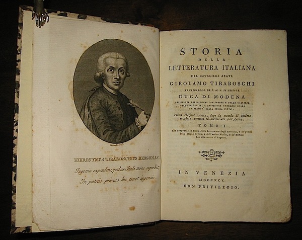 Storia della letteratura italiana. corretta ed accresciuta dall’Autore