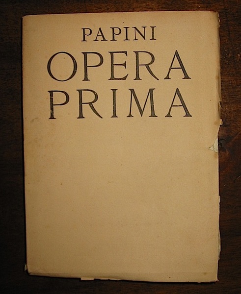 Opera prima. Venti poesie in rima e venti ragioni in …