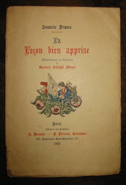 La leçon bien apprise. Illustrations en couleurs de Gustave-Adolphe Mossa