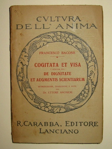 Cogitata et visa et schema del De dignitate et augmentis …