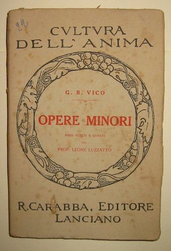 Opere minori. Passi scelti e curati dal prof. Leone Luzzatto