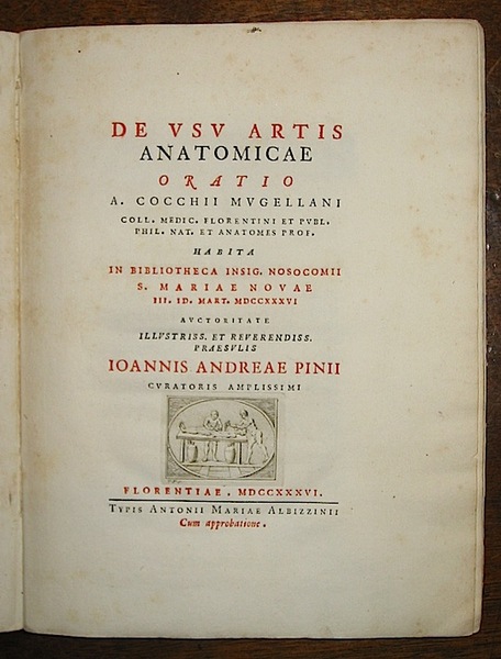 De usu artis anatomicae Oratio.