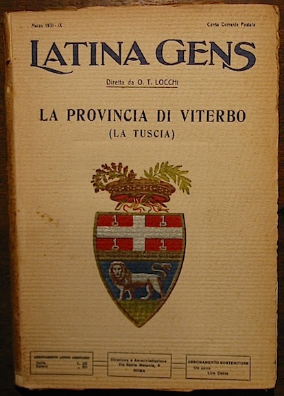 Latina Gens. La Provincia di Viterbo (la Tuscia)