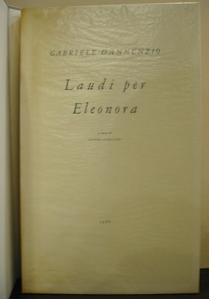 Laudi per Eleonora