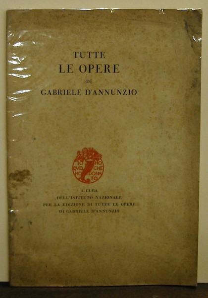 Tutte le opere di Gabriele D’Annunzio