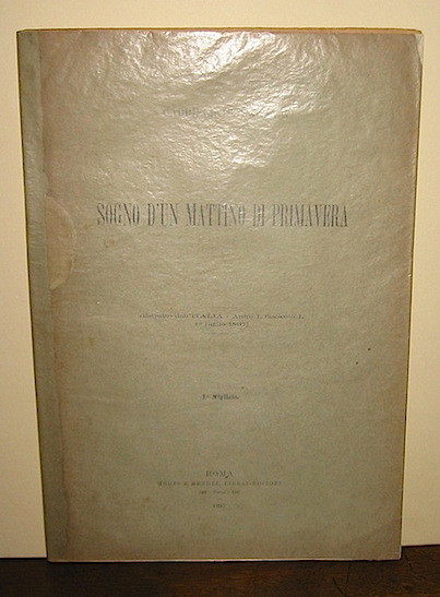 Sogno d’un mattino di primavera (Estratto dall’Italia - Anno I, …