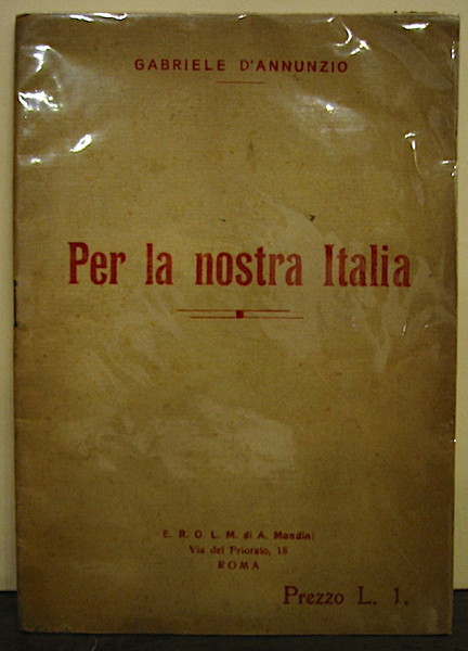 Per la nostra Italia