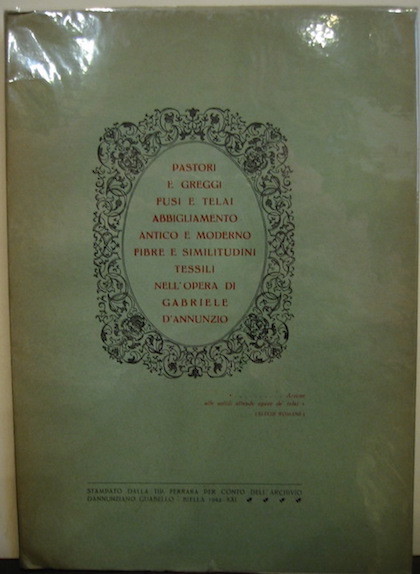 Pastori e greggi, fusi e telai, abbigliamento antico e moderno, …