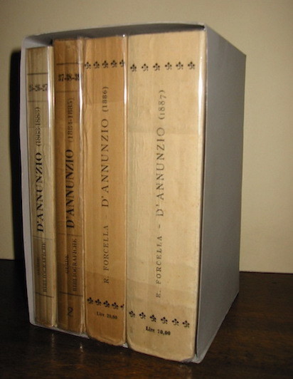 D’Annunzio. 1863-1883; 1884-1885; 1886; 1887