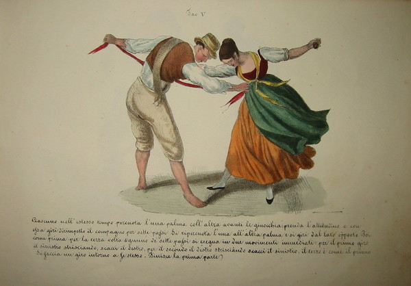 Tarantella. Ballo napolitano disegnato sotto la direzione di Pasquale Chiodi. …
