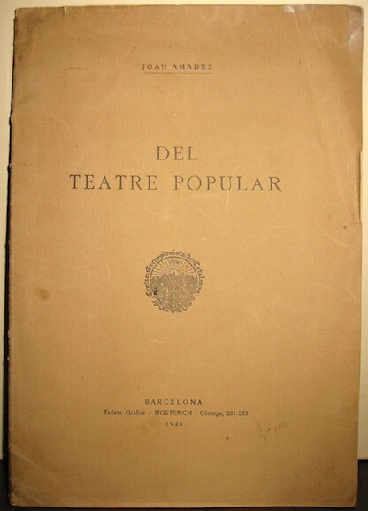 Del teatre popular