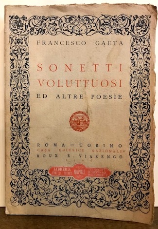 Sonetti voluttuosi ed altre poesie