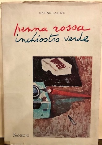 Penna rossa inchiostro verde