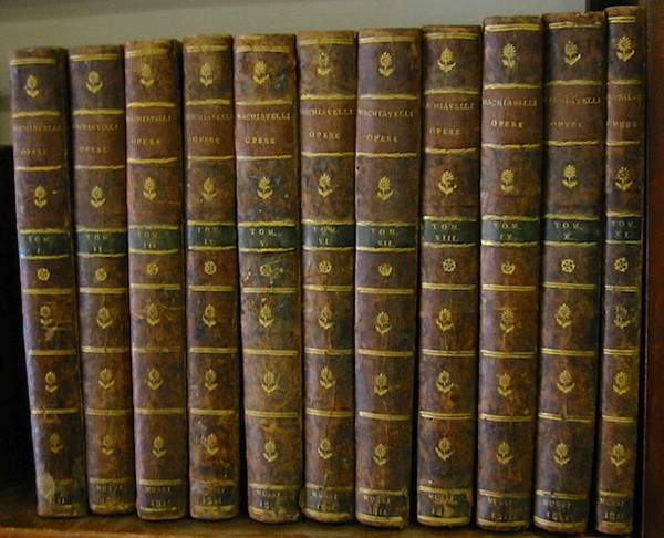 Opere di Nicolò Machiavelli, cittadino e segretario fiorentino