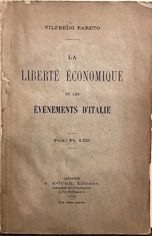 La liberté économique et les événements d’Italie