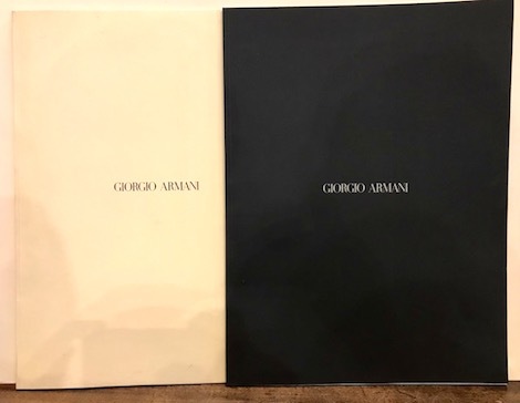 Collezione Giorgio Armani primavera estate 1990. Uomo - Donna