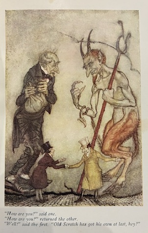 A Christmas Carol. illustrated by Arthur Rackham