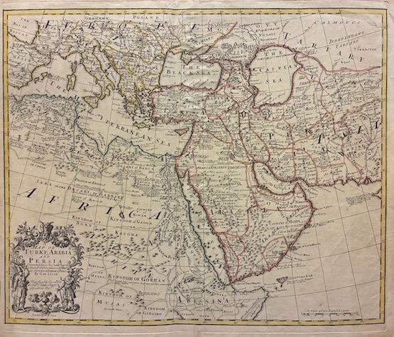 A map of Turky, Arabia and Persia corrected from the …