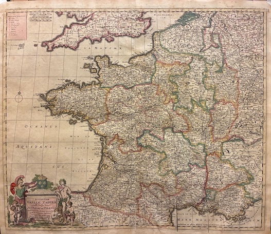 Accuratissima Galliae tabula Gallis vulgo dicta le Royaume de France