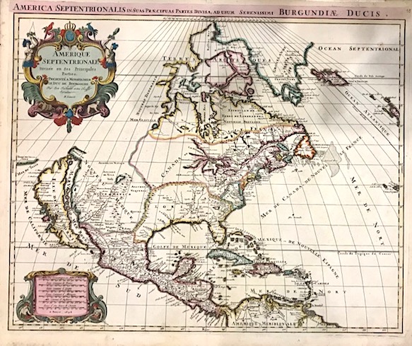 Amerique Septentrionale divisée en ses principales parties - America septentrionalis …