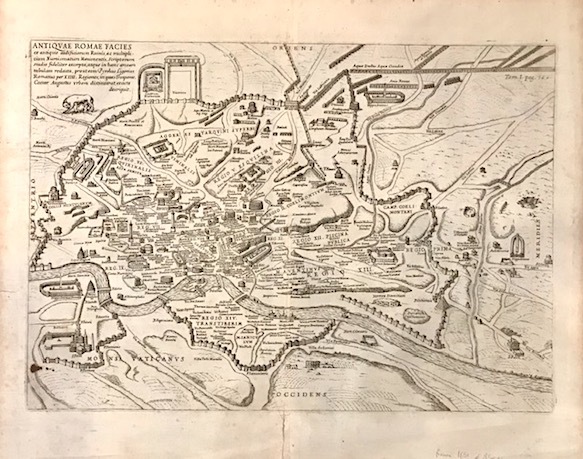 Antiquae Romae facies ex antiquis aedificiorum Ruinis, ac multiplicium Numismatum …